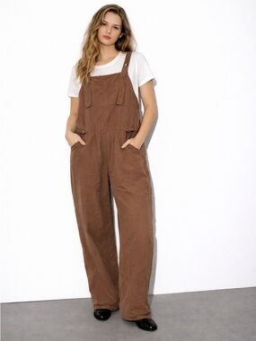 Cotton Overalls Mocha 2XL